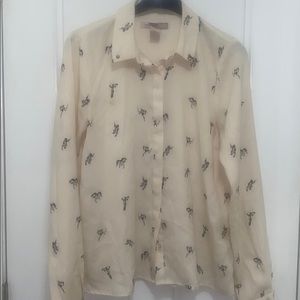 ♦️SOLD♦️SOLD♦️Print Button front shirt